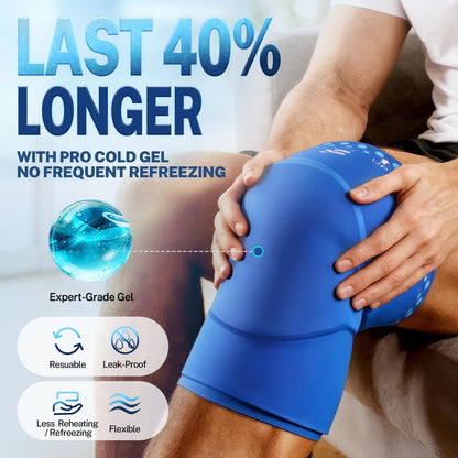 Healluna Pro Cold & Hot Compression Knee Ice Sleeve
