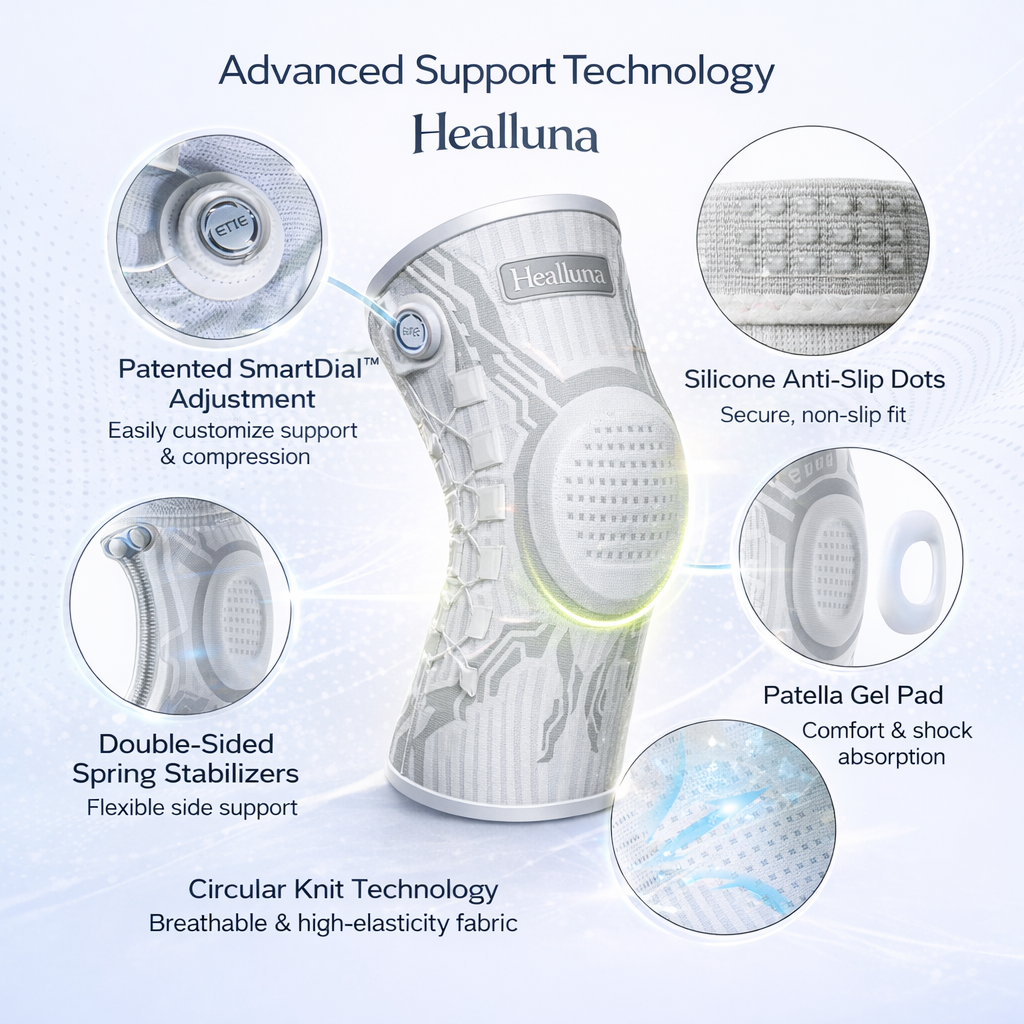 Healluna SmartDial™ Most Advanced Knee Brace