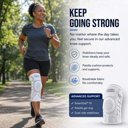 Healluna™ SmartDial Adjustable Knee Brace