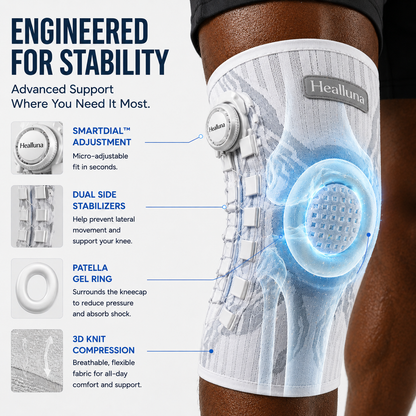 Healluna™ SmartDial Adjustable Knee Brace